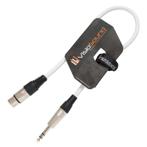 Câble xlr femelle jack trs - câble, à