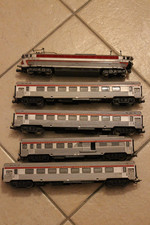 JOUEF HO Rame TEE 4 wagons inox + locomotive CC40101 abimée