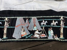 Tissu Vintage Broderie Indian