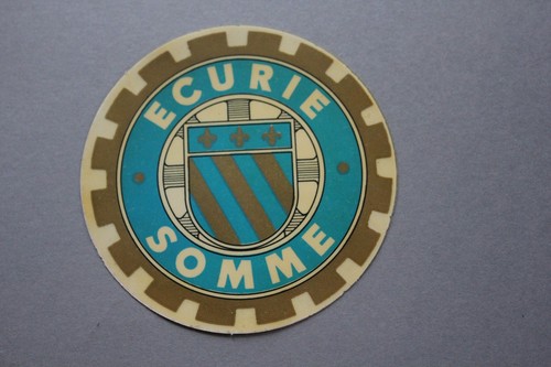 Ancien autocollant ecurie - oq,