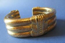 Ancien Bracelet torque Touareg XIXe siècle en bronze braclet slave Afrique