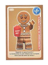Carte Lego - 2018 - N°107 - Le bonhomme en pain d'épices