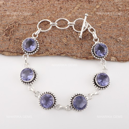 Argent sterling iolite pierre - argent,