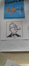 TINTIN EX LIBRIS 3 TIRE A PART AFFICHETTE  HERGE MOULINSART 2011 CIGARES PHARAON