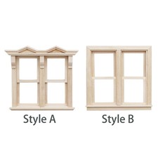 Fenêtres en bois miniatures