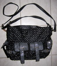 sac noir TOM ET EVA strass