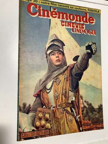 Cinemonde 1950 ingrid - cinemonde, du