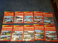 Revue "Le Train" : encyclopédie du matériel moteur SNCF 10 volumes TBE