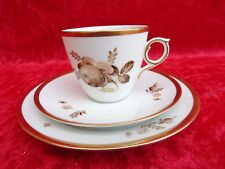 Beau Ancien Service Royal Copenhague Rose Brune