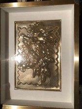 Jean Messagier thermoformage signée art abstrait abstraction abstract pop art