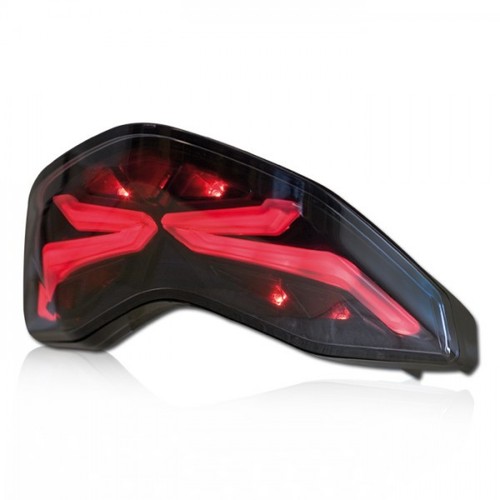 Led feu arrière noir fumés - led,