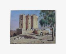 Aquarelle orientaliste Cordoue