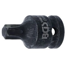 DOUILLE EMBOUT IMPACT A CHOCS TORX MALE COURT T55 CARRE 1/2