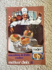 Affiche Publicitaire Vintage 70s Codec