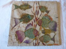 PEINTURE SUR SOIE Poissons