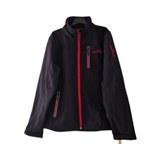 veste sport noire capuche, Black Canyon, Taille M, noire, fermeture éclair rouge