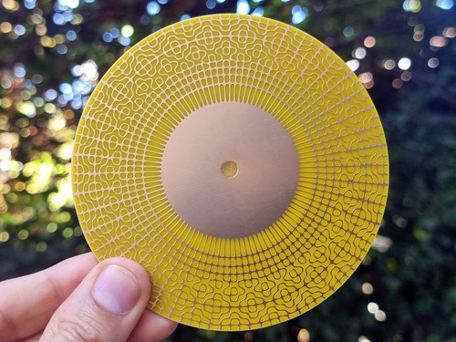Disque cymatique radionique - disque,