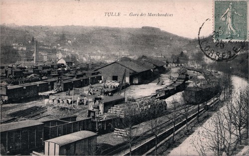 Cpa tulle gare des - cpa,