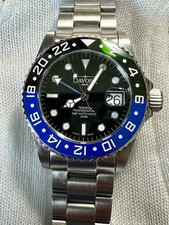 Davosa Ternos Professional GMT "Batman" 42 mm – Automatique Suisse – Full Set
