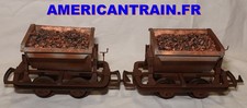Deux wagons bennes basculantes