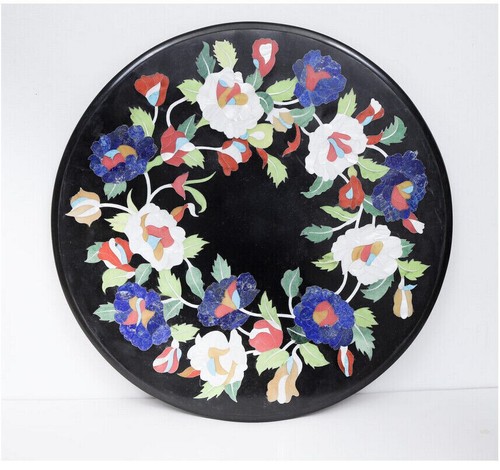 Black marble center coffee - 12",