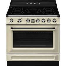 SMEG TR90IMP Cuisine Victoria 90CM Plaque À Induction Four Électrique Crème CE A
