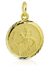 Pendentif or Jaune 585 14k