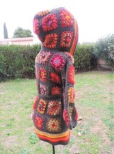 Veste à capuche vert sapin et feu