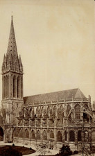 France, Caen, Église Saint-Pierre, Tirage vintage, ca.1870 France, Caen, Église 