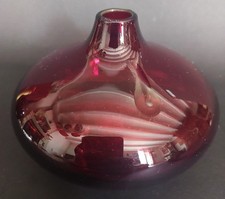 Vase vintage verre soufflé