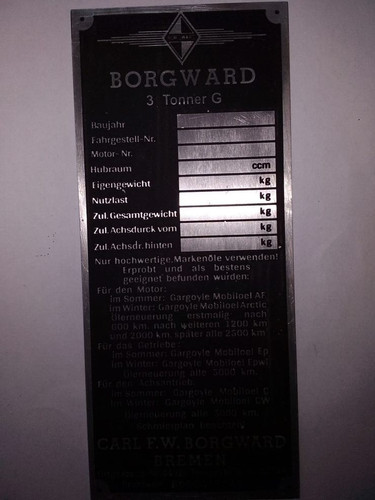 Borgward plaque bouclier - borgward,