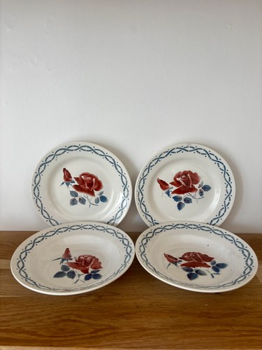 Lot deux assiettes plates - lot,