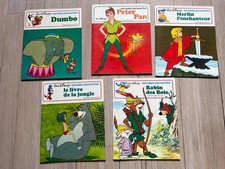 Au détail ou en Lot 5 WALT DISNEY Histoires Enchantée Deux Coqs D'or Années 70'