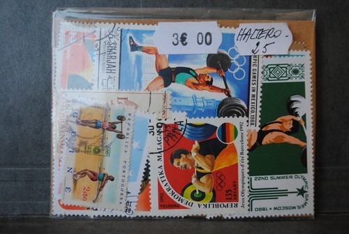 Haltérophilie timbres - haltérophilie,,