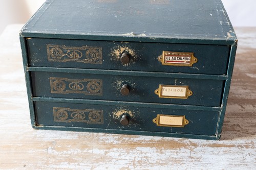 Ancien meuble mercerie 3 - mercerie,