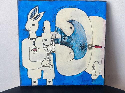 Sara picazo peinture signée - sara,