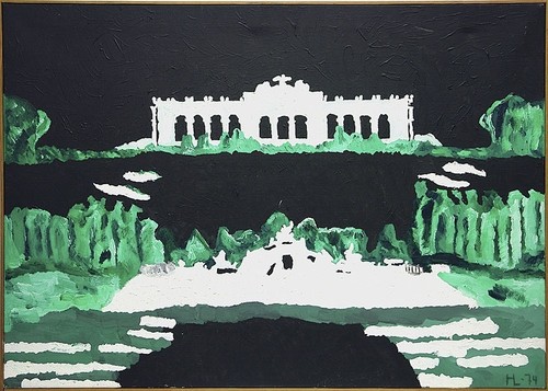 Tableau peinture huile - tableau, à