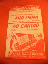 "Partition Mia Pena José