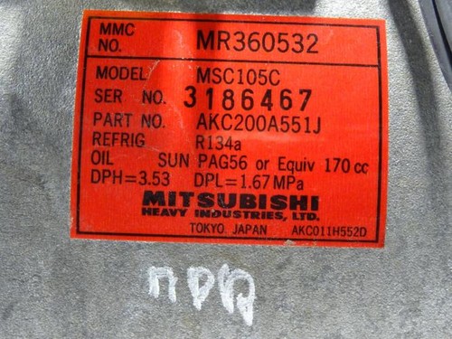 Compresseur clim mitsubishi - compresseur,