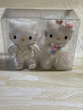 Ensemble poupée de mariage Sanrio Hello Kitty peluche marié neuf