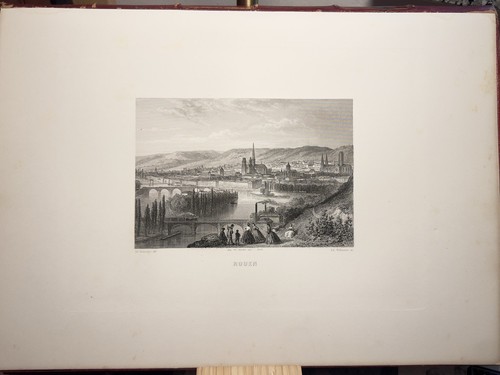 Vue rouen 1867 gravure - vue,