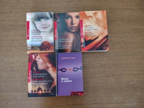 Lot romans 5 livres - lot,