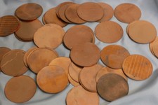 Lot de plaques de cuivre