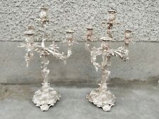 ancienne paire chandeliers