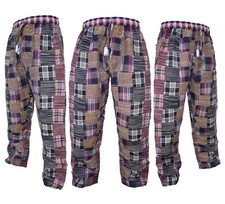 Homme Coton Épais Patchwork