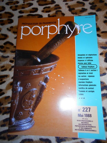 Revue porphyre préparateur - porphyre,,