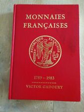 MONNAIES FRANCAISE COTE ARGUS COTATION 1789- 1983 VICTOR GADOURY