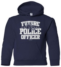 Future Police Officer Youth Hoodie Sweatshirt Cop Proud Son Daughter Gift