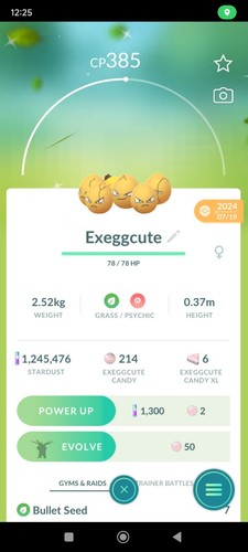 Exeggcute shiny noeunoeuf - shiny,