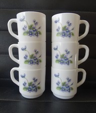 lot 6 mini Tasses Arcopal